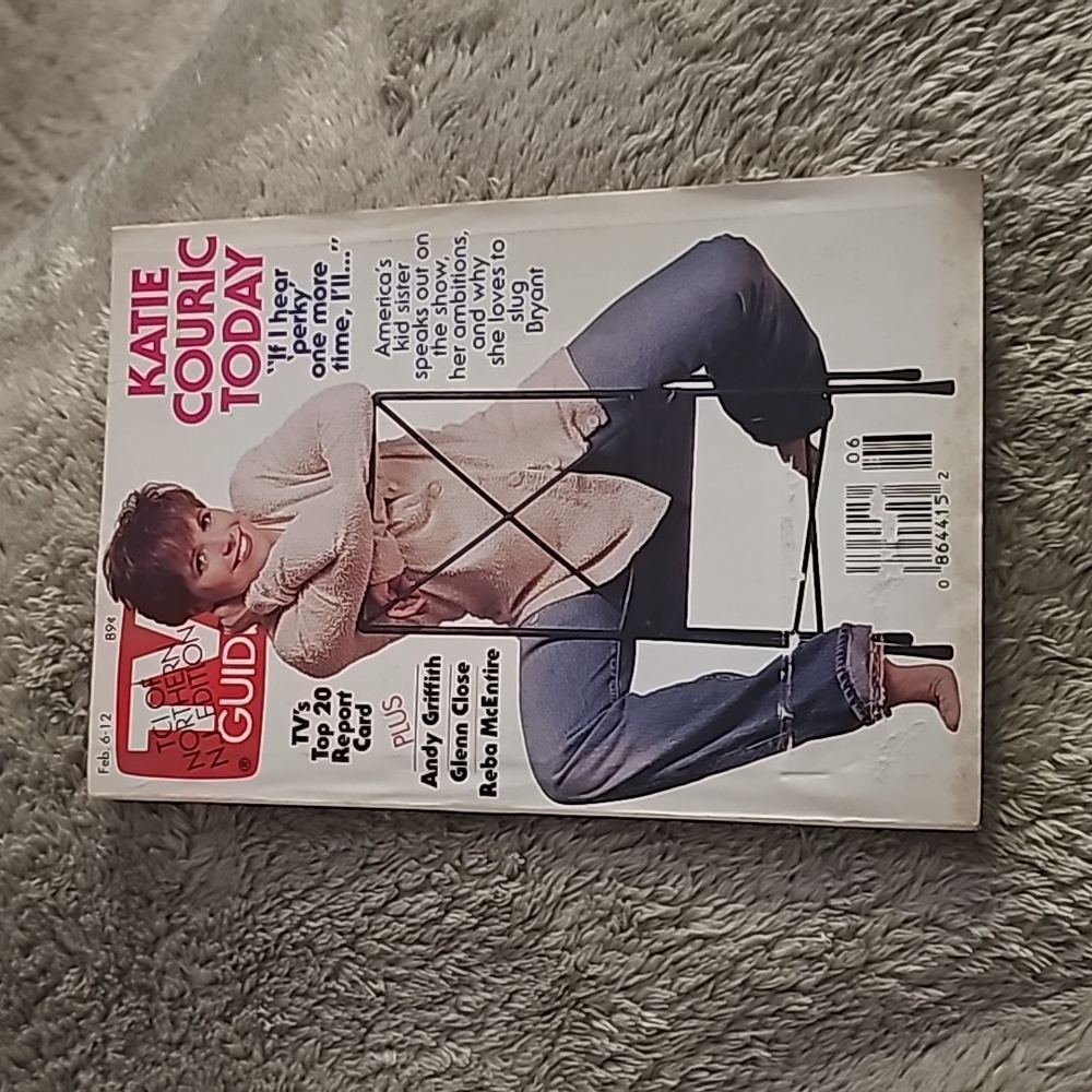 TV GUIDE MAGAZINE FEBRUARY 6th 1993 KATIE COURIC TODAY
